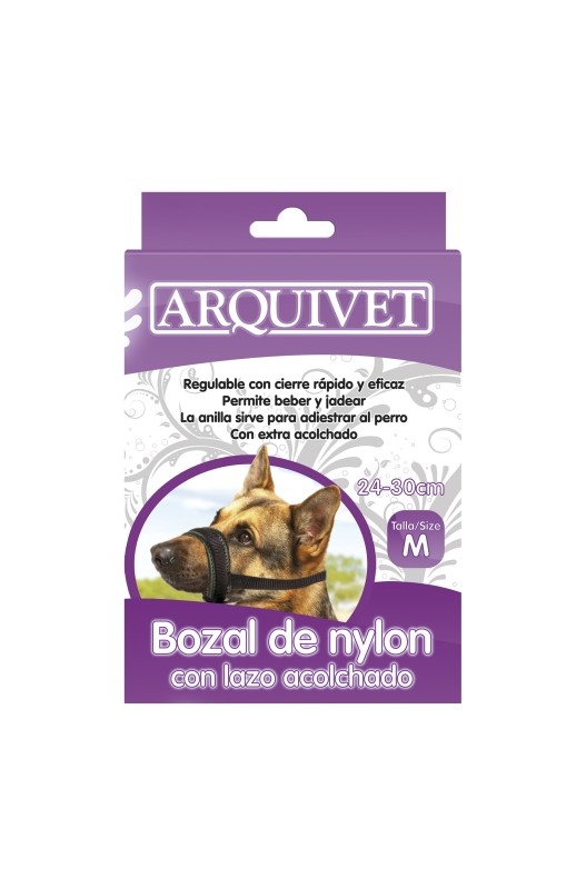 BOZAL NYLON CON LAZO ACOLCHADO Nº2