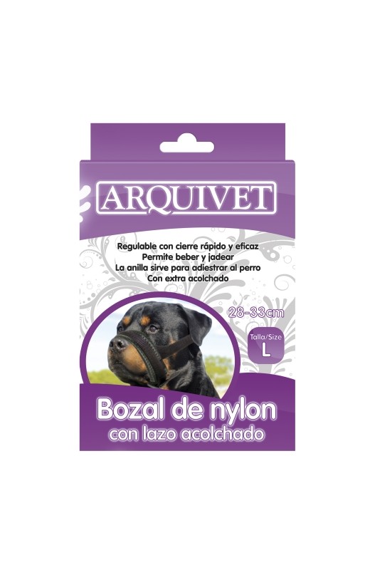 BOZAL NYLON CON LAZO ACOLCHADO Nº3