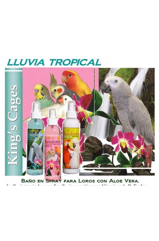 SUN PARROTS LLUVIA TROPICAL 240ML. BABY POWDER