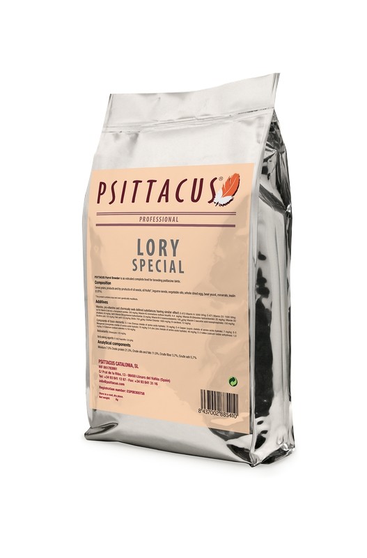 PSITTACUS LORY SPECIAL PAPILLA 5 KG.