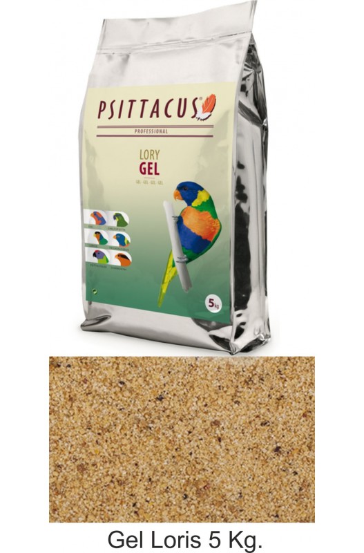PSITTACUS GEL LORIS 5 KG. BOLSA