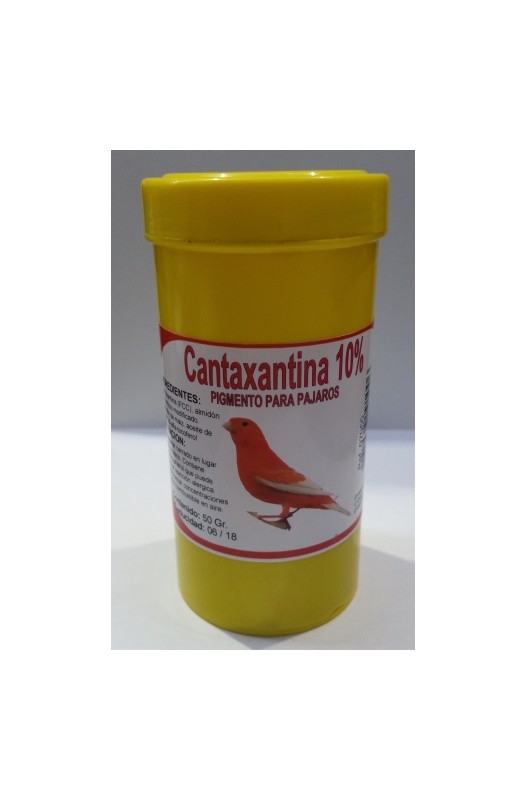 CANTAXANTINA 10% 50 Gramos.Prodac