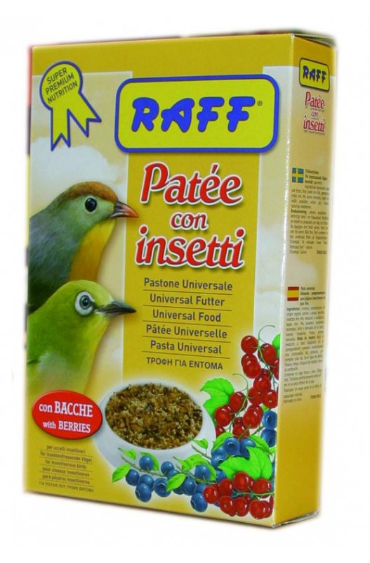 RAFF PATEE CON INSECTOS 400 GR.