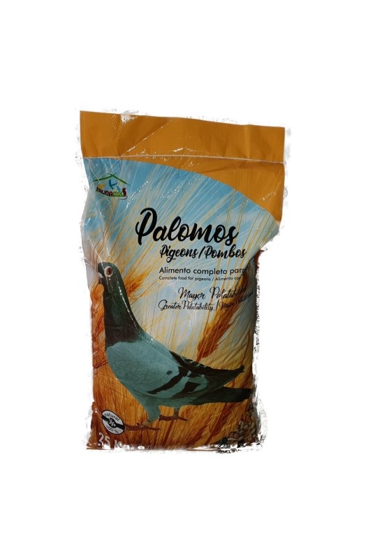 PALOMOS CON MAIZ 25 KG. FAUNAMIX