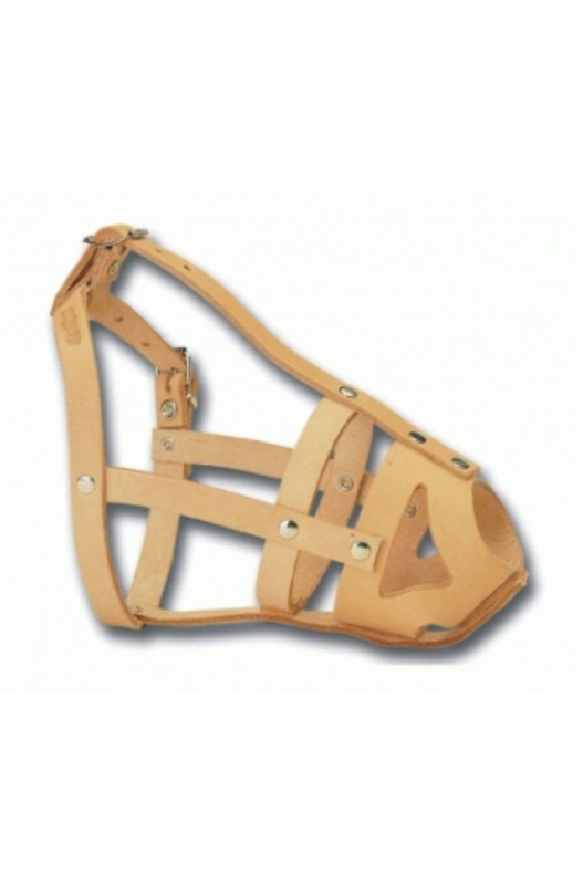 BOZAL CUERO FIJO MOD.B Nº3 MARRON