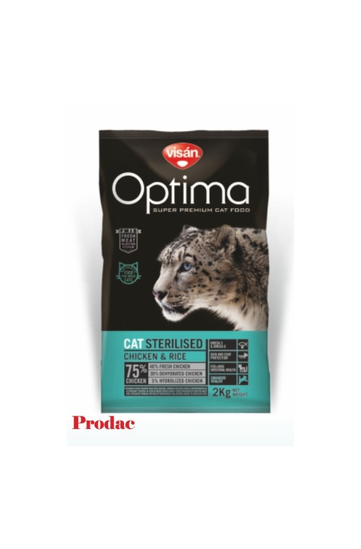 OPTIMA NOVA CAT STERILISED 2 KG.