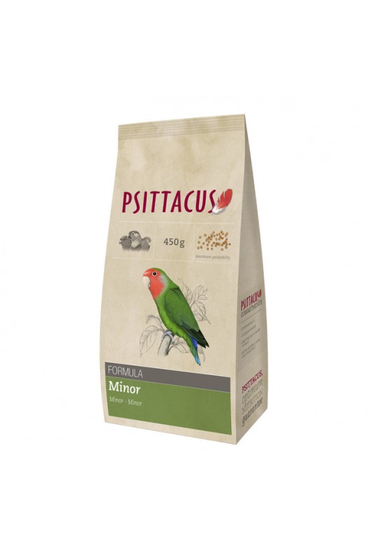 PSITTACUS PIENSO MINOR 450GR. AGAPORNIS.