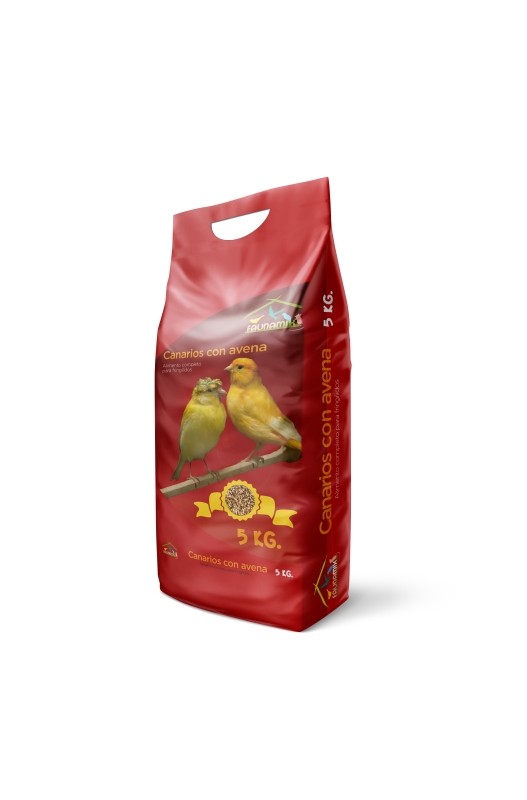 CANARIOS CON AVENA 5 KG. FaunaMix