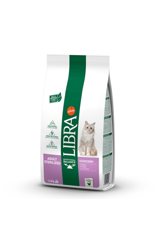 LIBRA CAT STERILIZED 1,5 KG.