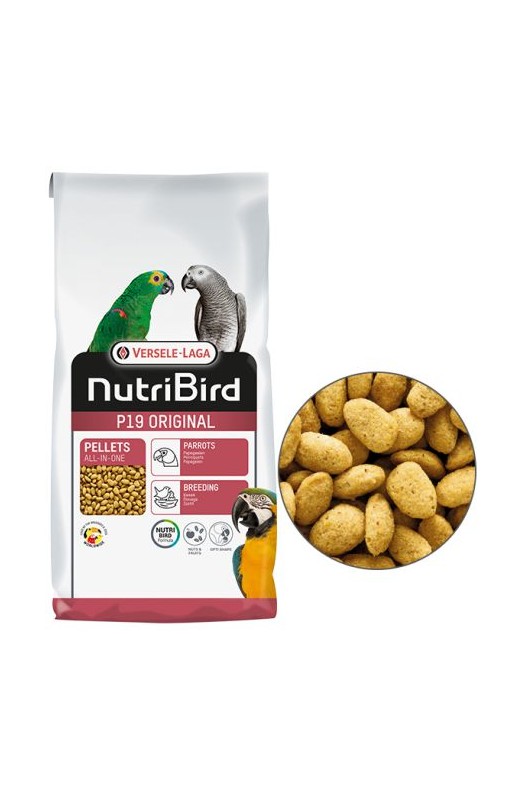 NUTRIBIRD P19 ORIGINAL CRIA 10 KG. VERSELE-LAGA
