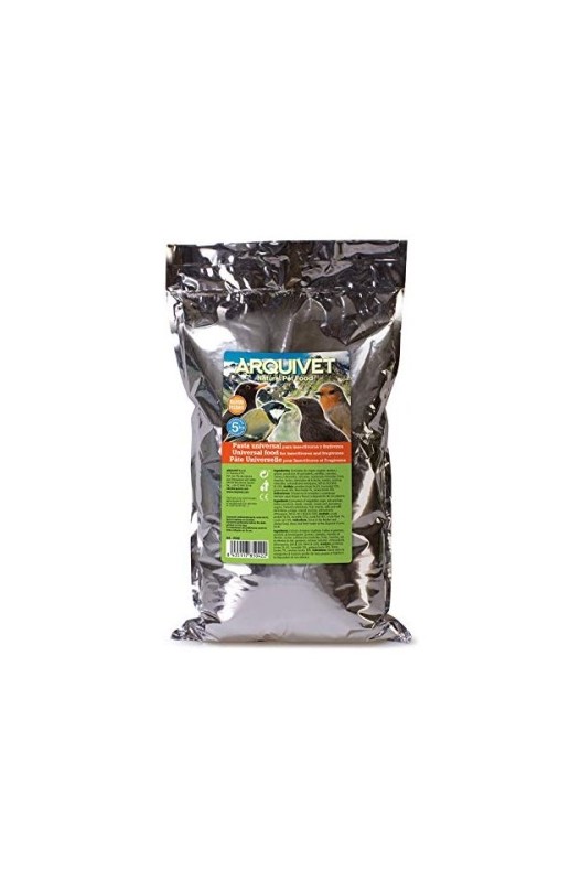 PASTA INSECTIVOROS Y FRUTIVOROS 5 Kg. Arquivet