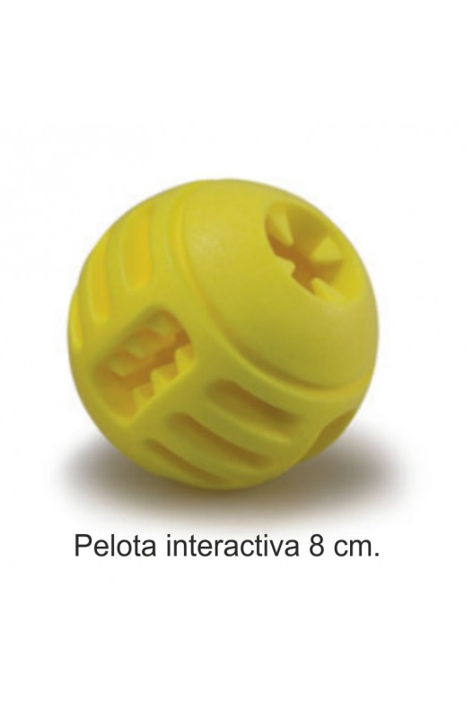 PELOTA INTERACTIVA SNACKS 8 cm.