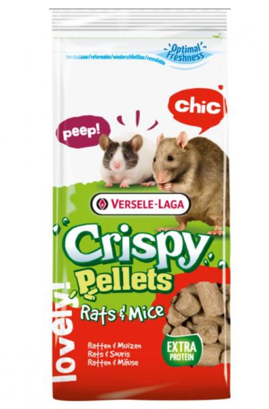 RATAS Y RATONES CRISPY PELLETS 1 Kg.